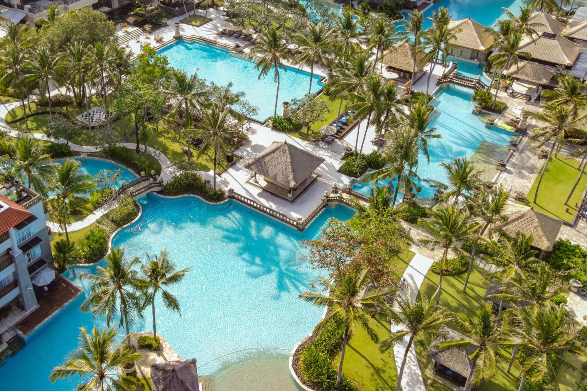 Hotel Conrad Bali Nusa Dua  Exterior foto Aerial view of the resort